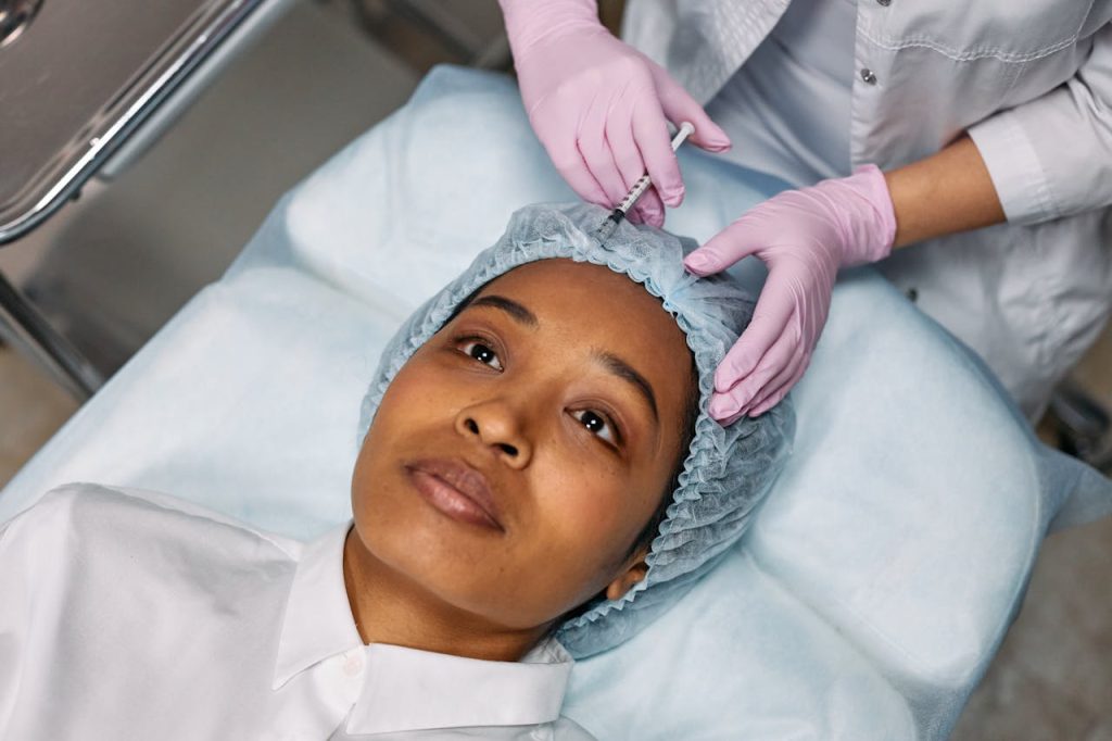 Anti wrinkle injections